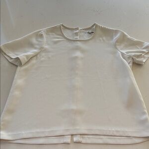 Madewell Cream Short Sleeve Top Size: M NWOT ✨